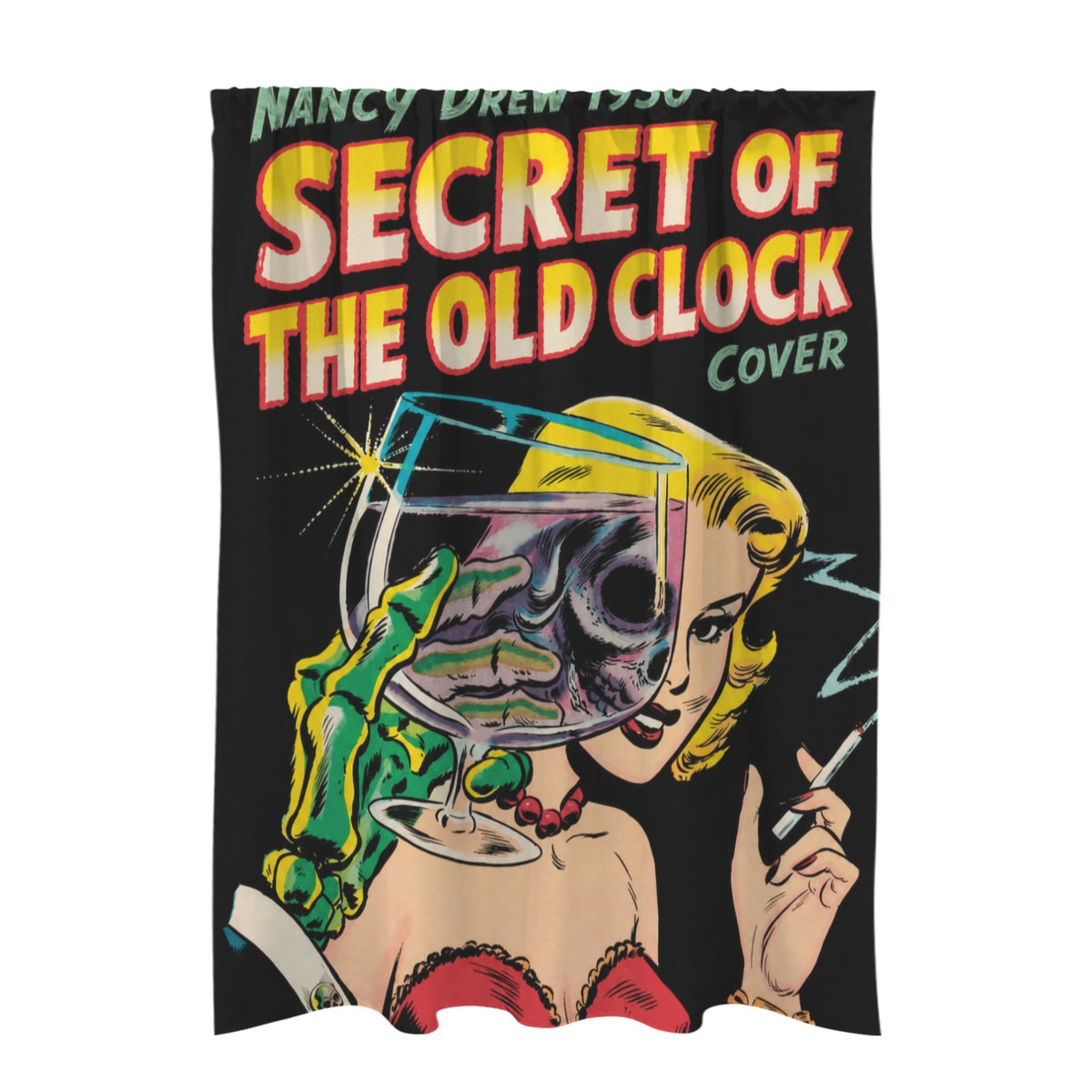 Nancy Drew Old Clock 51 x 72 in Door Curtain (QUE)