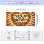 Fall Harvest Love 47 x 24 in Festival Banner