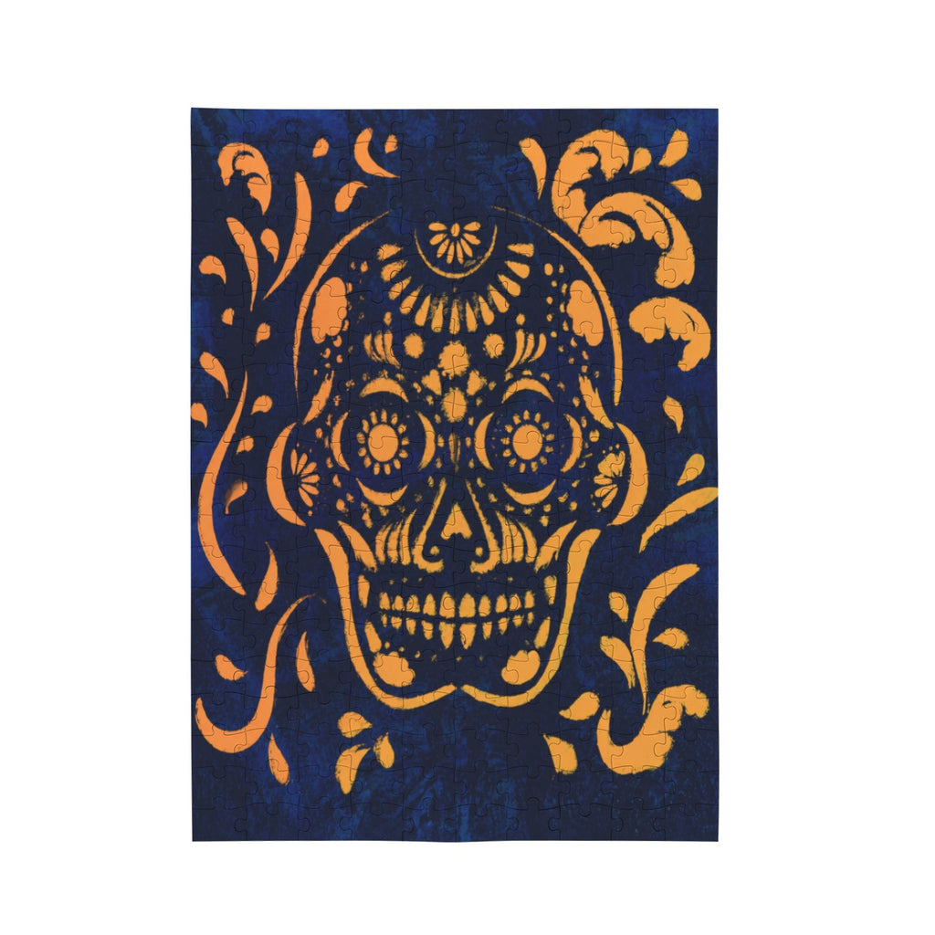 Marigold Skull Garden 10 x 13.94 in 200-Piece Wooden Jigsaw Puzzle (QUE)