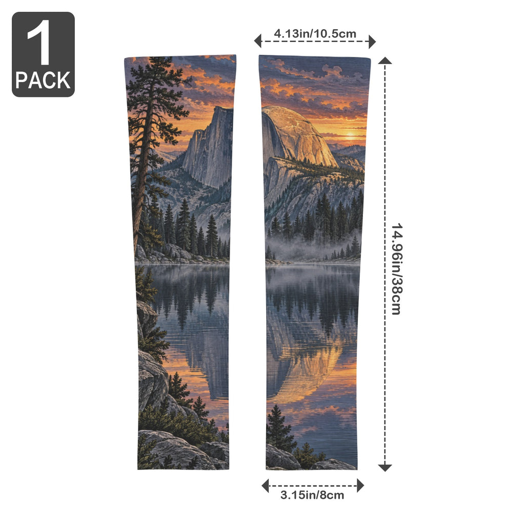 Half Dome Above the Alpine Reflection Arm Sleeves 38cm (1-Pack) (QUE)