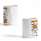 Haunted Pumpkin Bakery 11 oz White Ceramic Mug