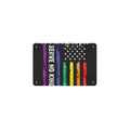 We the People Serve No King LGBT Democrats Protest 12 x 8 in Metal Tin Sign
