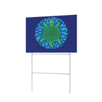 Sea Turtle Recycling 12 x 9 in House Sign