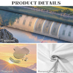 White House Alpine 178cm x 140cm Rectangular Tablecloth 70x55inch (QUE)