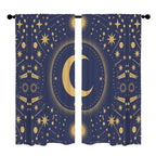 Boho Sun-Moon Balance 52 x 84 in Window Curtain Set
