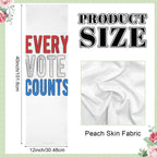 Every Vote Counts 12 x 40 in Polyester Peach Skin Tapestry