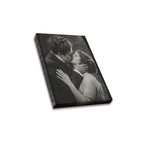 Edison The Kiss Frame Frame Canvas Print 8"x10"