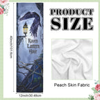 Raven Lantern Hour 12 x 40 in Polyester Peach Skin Tapestry