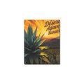 Desert Agave Sunset Frame Canvas Print 8"x10"
