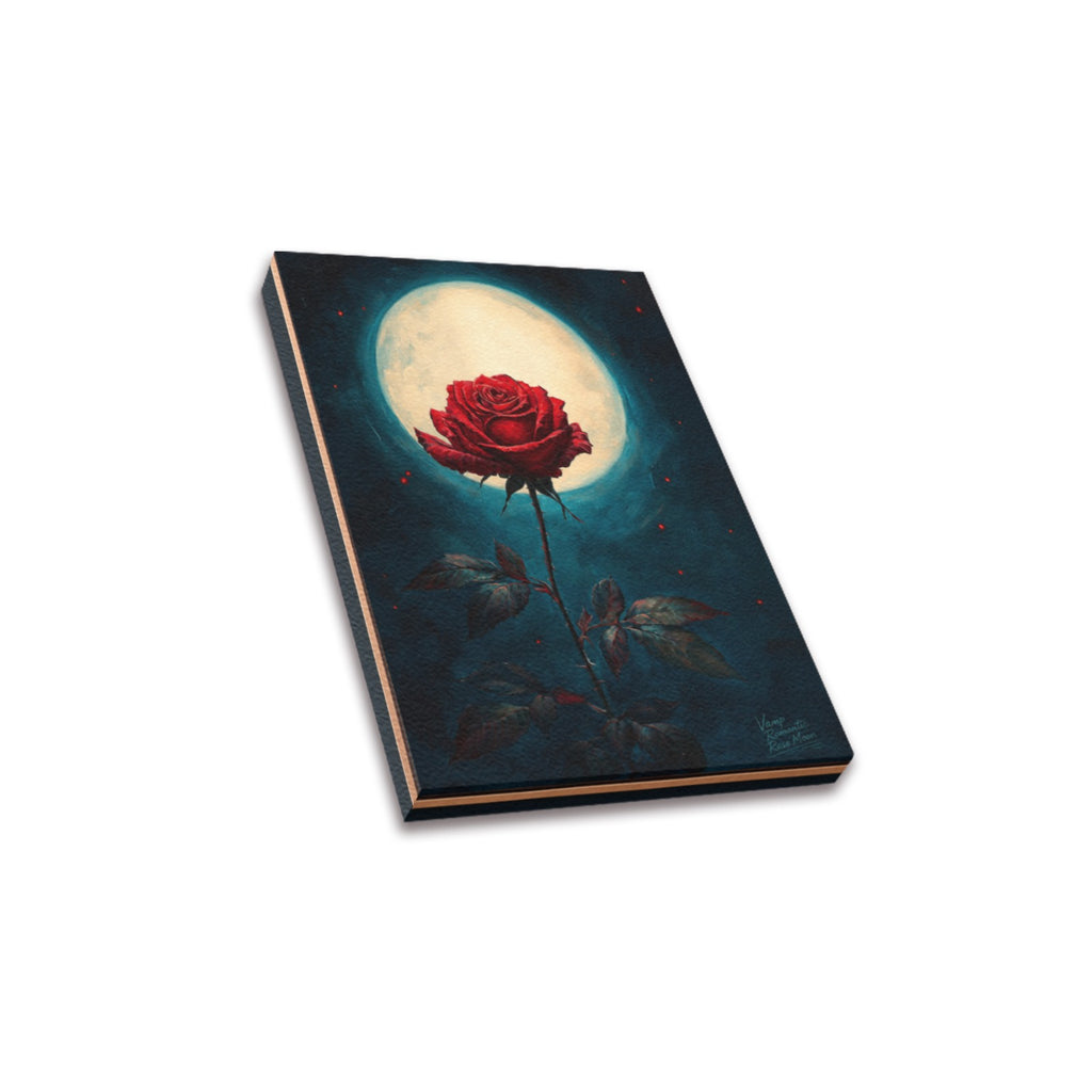 Vamp Romantic Rose Moon Frame Canvas Print 8"x10"