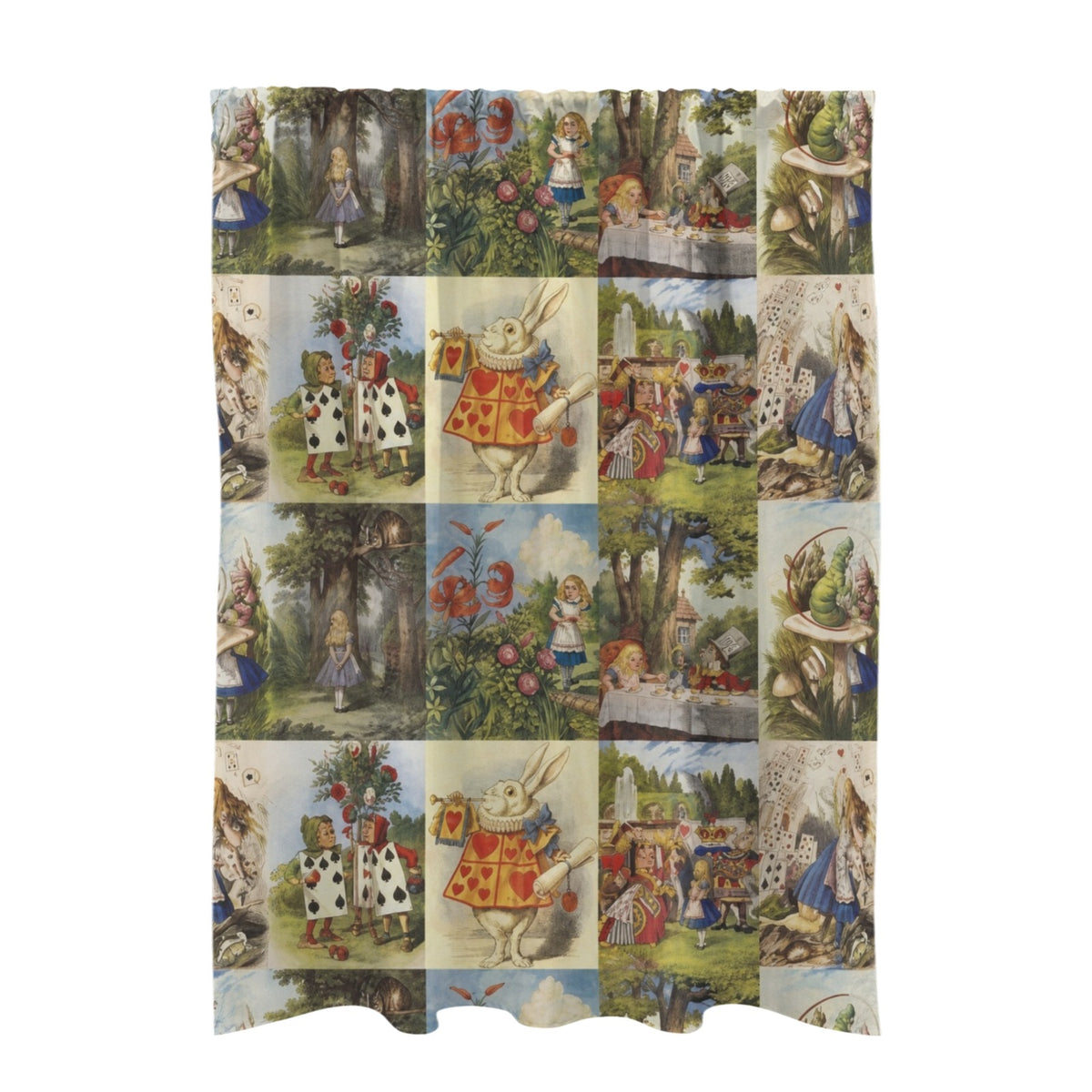 Alice White Rabbit Storybook 51 x 72 in Door Curtain (QUE)