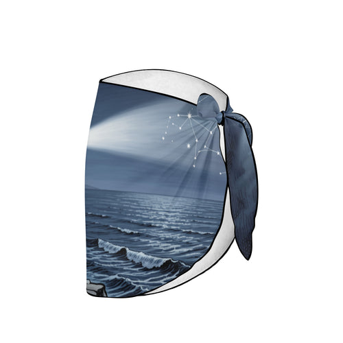 Uncle Sam Moonlit Weather Station Beach Sarong Wrap (QUE)