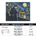 Holmes Deco City 178cm x 140cm Rectangular Tablecloth 70x55inch (QUE)