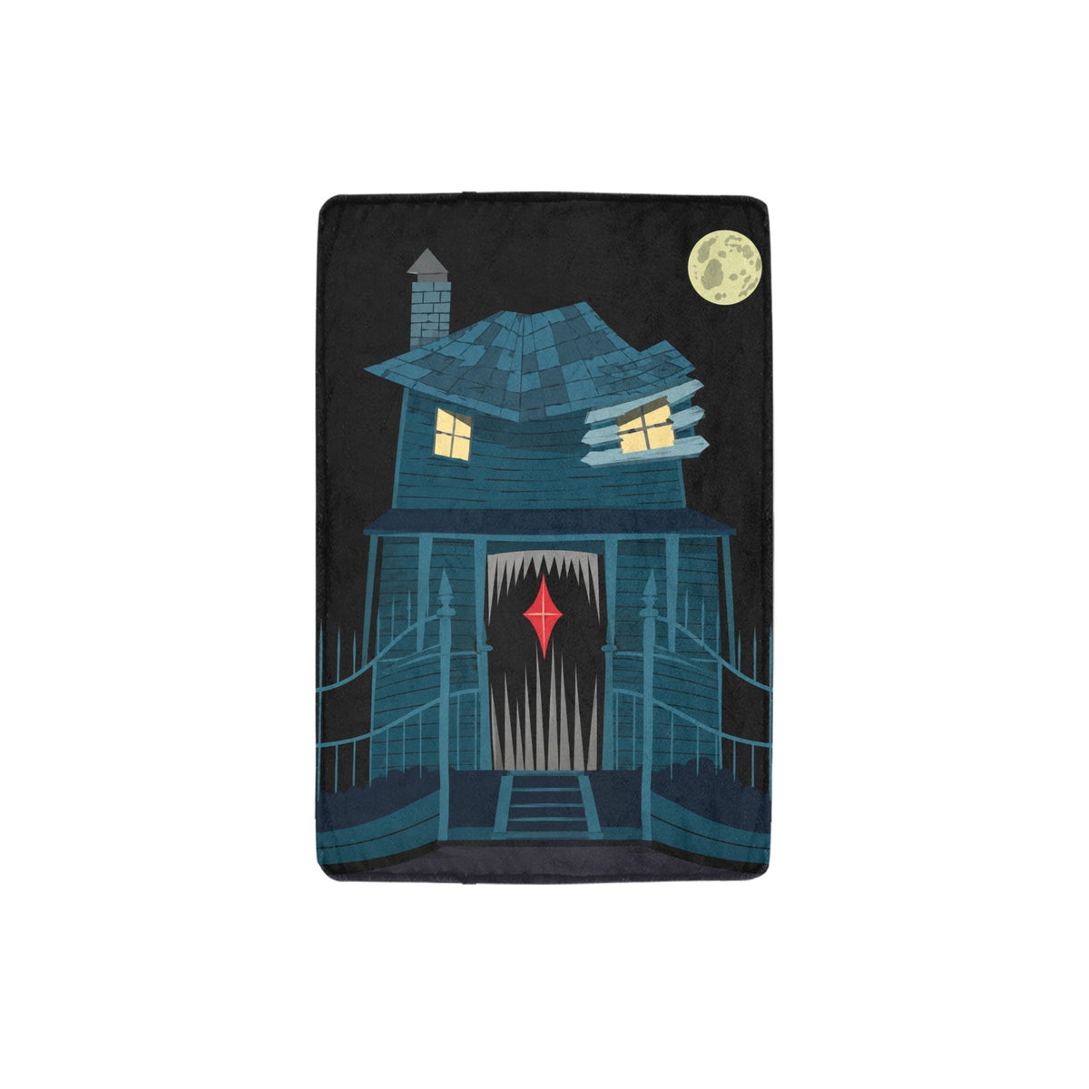 Ivy-Covered Crypt Door 32 x 48 in Micro Fleece Blanket