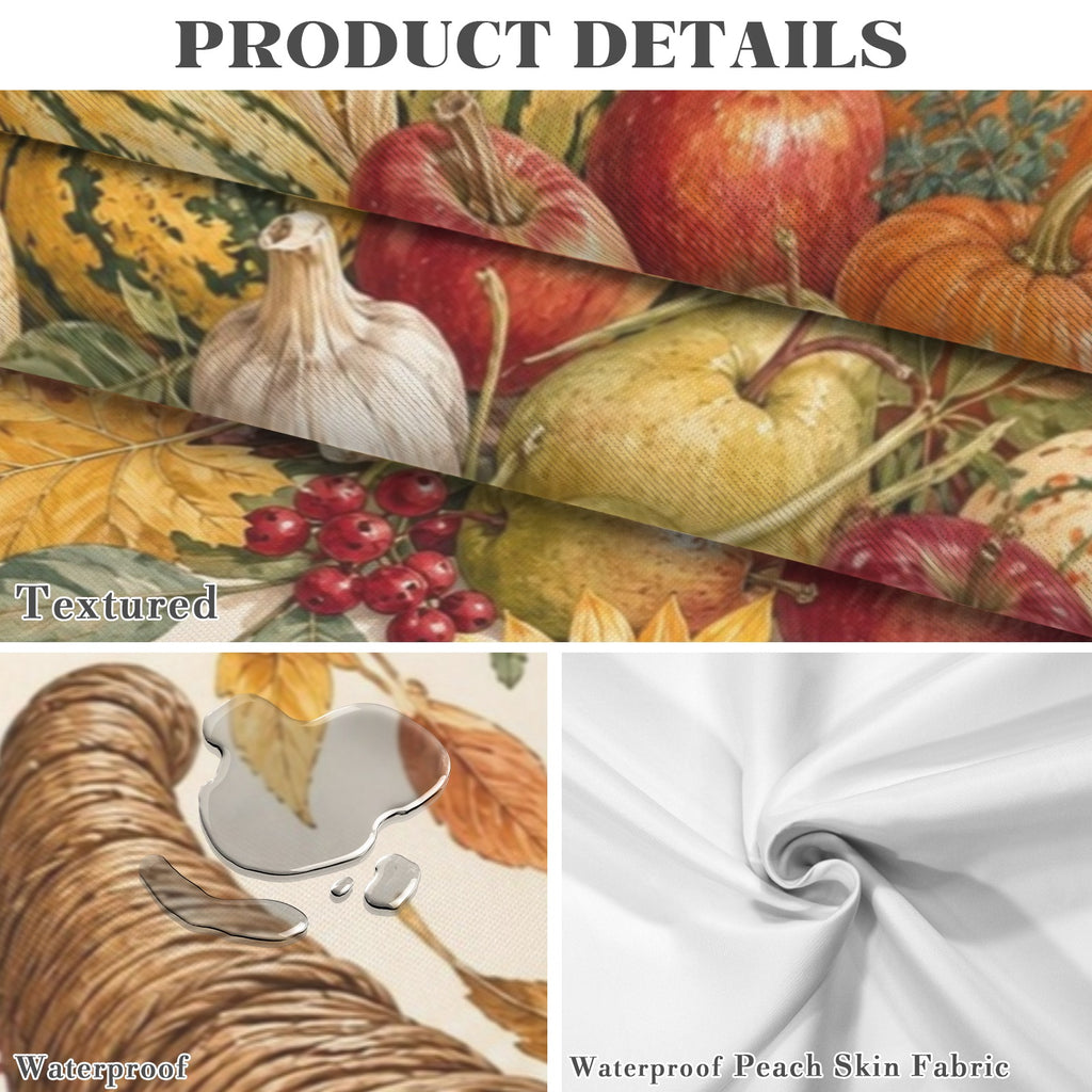 Cornucopia 178cm x 140cm Rectangular Tablecloth 70x55inch (QUE)