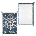 Christmas 2026 Snowflake Welcome 12 x 18 in Garden Flag