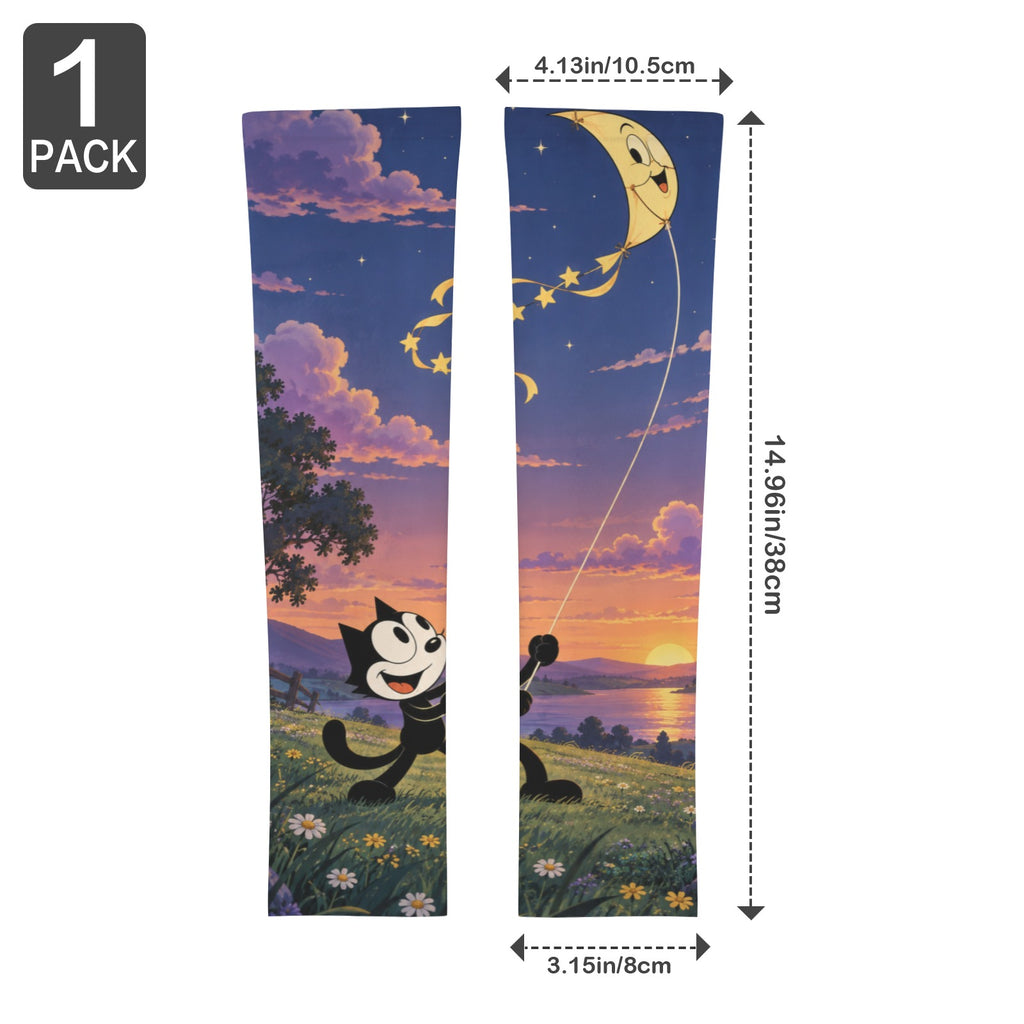 Felix Flies a Crescent Kite Arm Sleeves 38cm (1-Pack) (QUE)