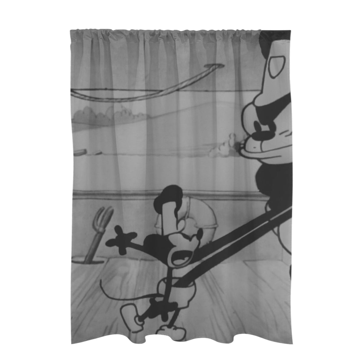 Mickey Steamboat Deck 51 x 72 in Door Curtain (QUE)