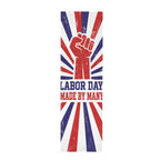 Labor Day, Made by Many 12 x 40 in Polyester Peach Skin Tapestry