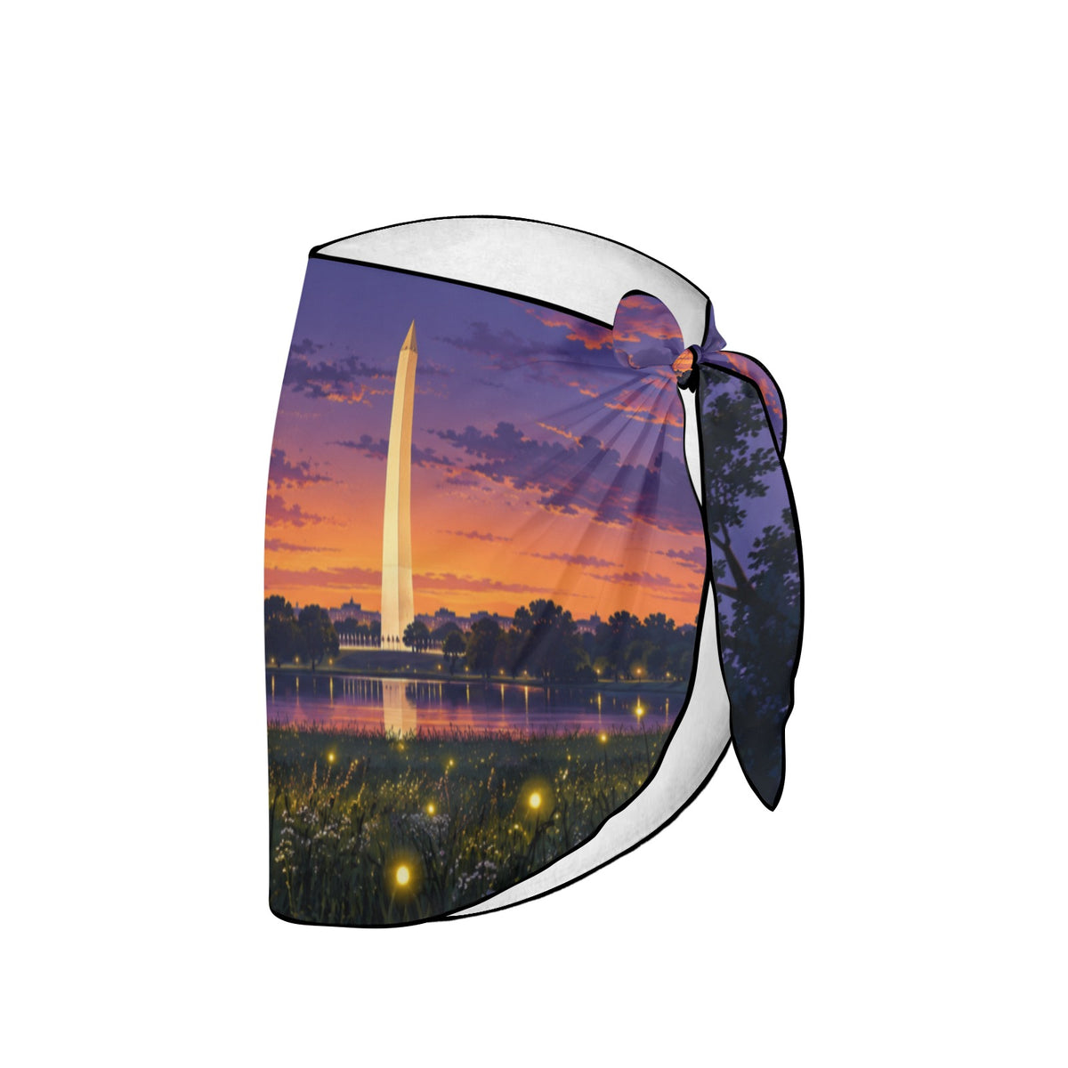 Firefly Washington Monument Beach Sarong Wrap (QUE)