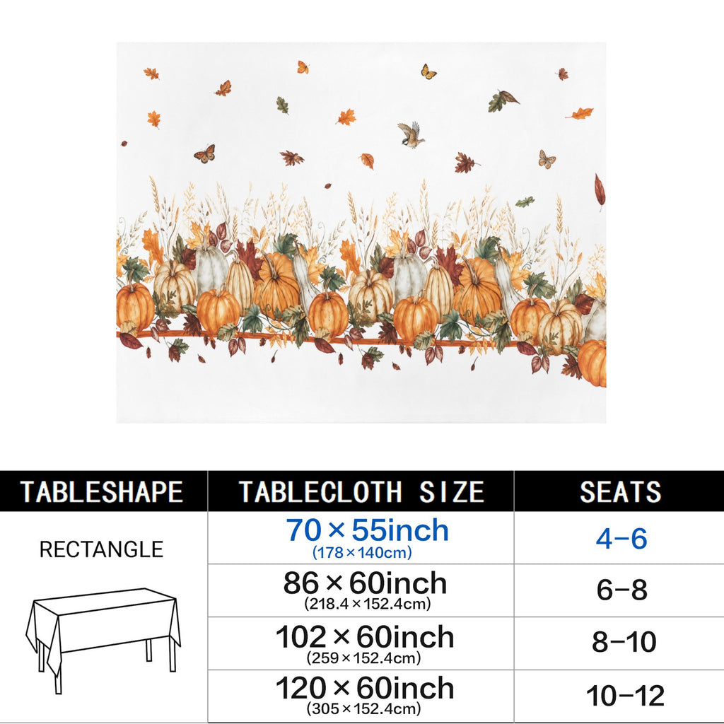Songbird Garden 178cm x 140cm Rectangular Tablecloth 70x55inch (QUE)