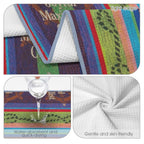 Joyful Maximalist Citrus 29"x58" (QUE) Waffle Weave Bath Towel