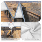 Brooklyn Bridge Dawn 29"x58" (QUE) Waffle Weave Bath Towel