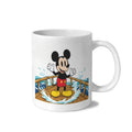 Mickey Boiler Deck 11 oz White Ceramic Mug