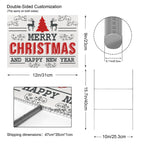 Holiday Evergreen Greeting 12 x 9 in House Sign