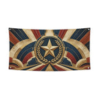 Art Deco Service Star 47 x 24 in Festival Banner