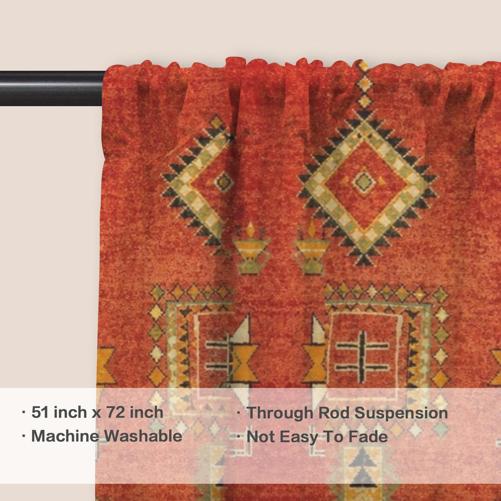 Diwali Lamp Courtyard 51 x 72 in Door Curtain (QUE)