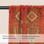 Diwali Lamp Courtyard 51 x 72 in Door Curtain (QUE)