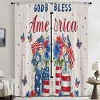 God Bless the Civic Home 52 x 84 in Window Curtain Set