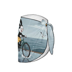 Oswald Rainy Pier Bicycle Beach Sarong Wrap (QUE)