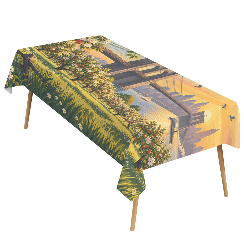 Brooklyn Orchard 178cm x 140cm Rectangular Tablecloth 70x55inch (QUE)