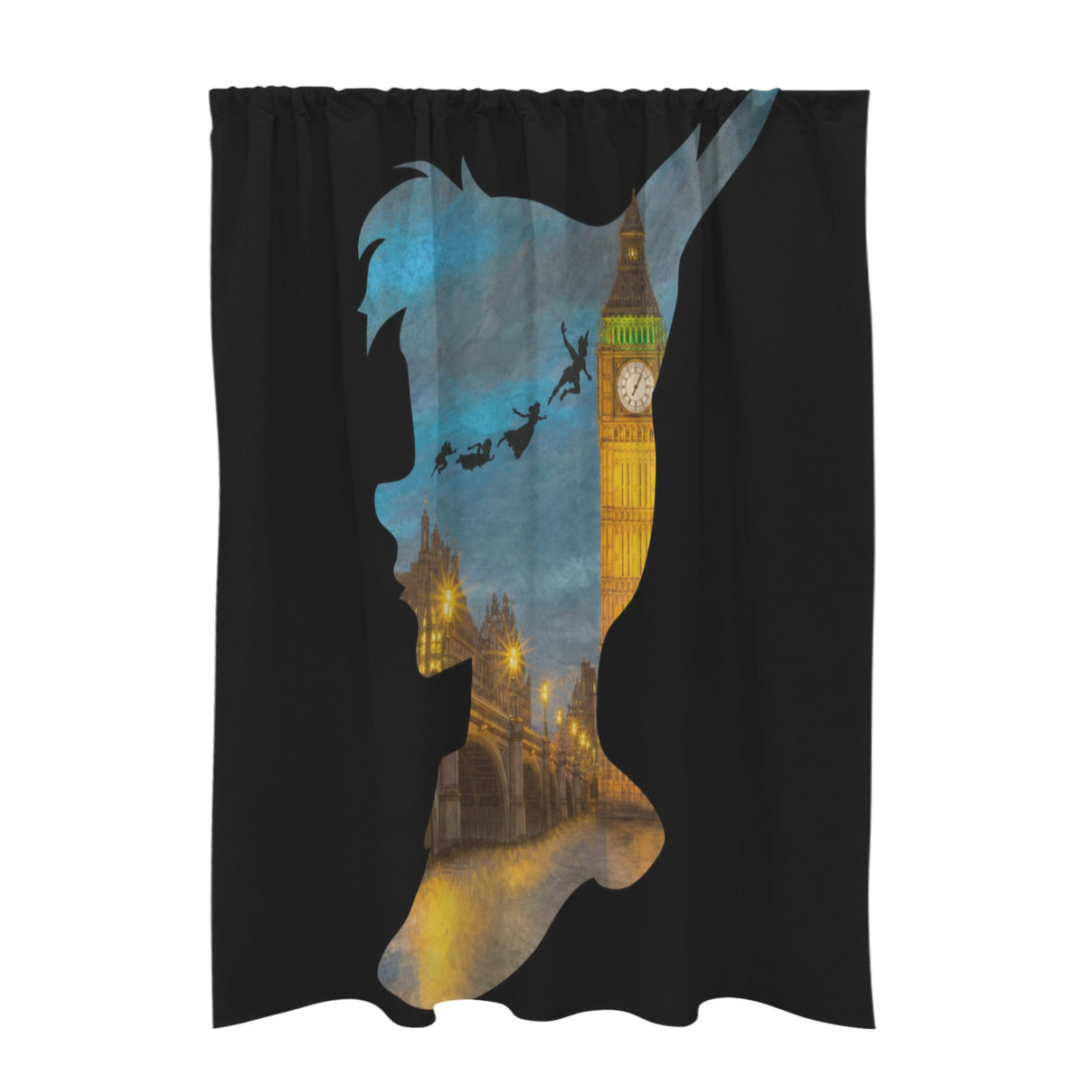Tinker Bell Woodland 51 x 72 in Door Curtain (QUE)