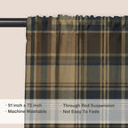 Khaki Coded Field Notes 51 x 72 in Door Curtain (QUE)