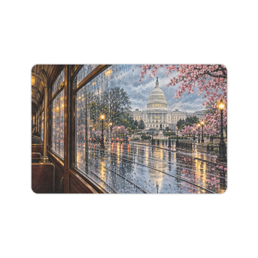 Spring Rain Capitol 23.6 x 15.7 in Doormat