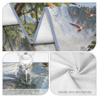 Tarzan Fig Canopy Waterfall 29"x58" (QUE) Waffle Weave Bath Towel