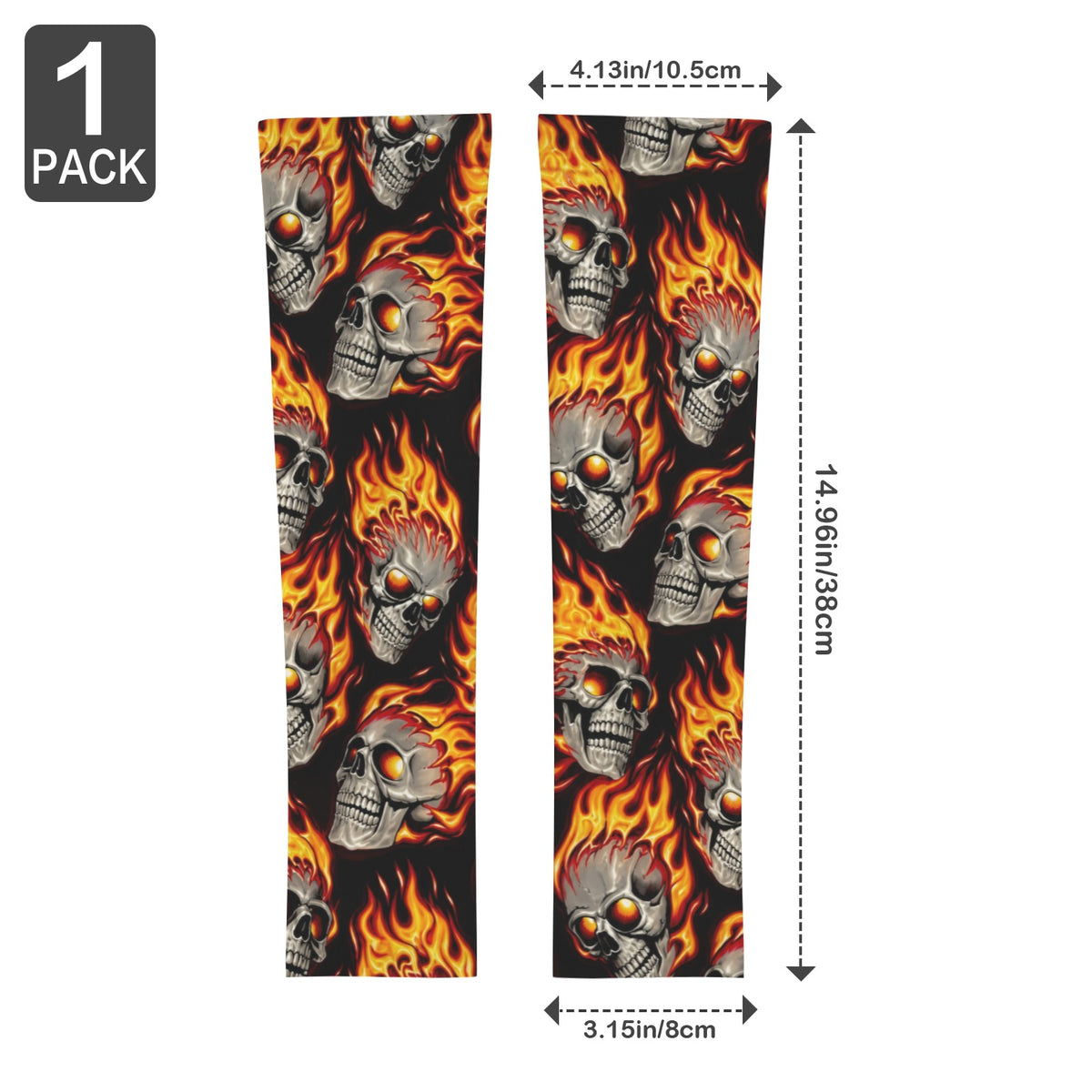 Maple Motion Stripe Arm Sleeves 38cm (1-Pack) (QUE)