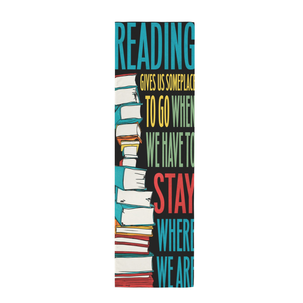 Back-to-School Reset 12 x 40 in Polyester Peach Skin Tapestry