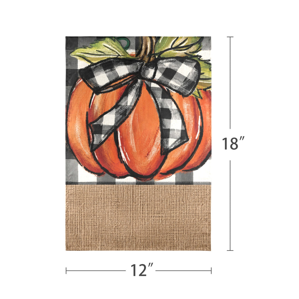 Crow Corn Stalks 12 x 18 in Garden Flag