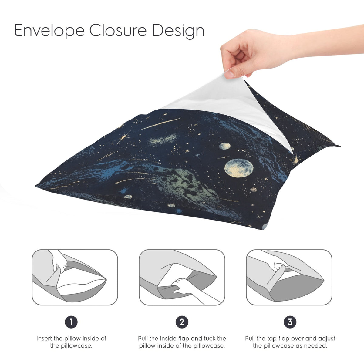 Extra Celestial Orbit 16 x 16 in Envelope Pillow Case