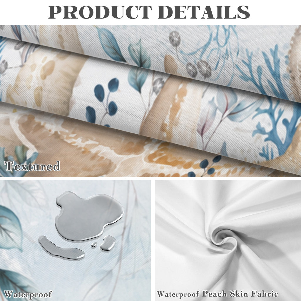 Nautical Starfish 178cm x 140cm Rectangular Tablecloth 70x55inch (QUE)