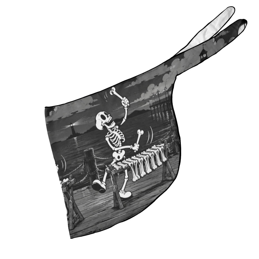 Graveyard Skeleton Dance Beach Sarong Wrap (QUE)