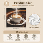 National Coffee Day Cozy Cafe 16 x 16 in Envelope Pillow Case