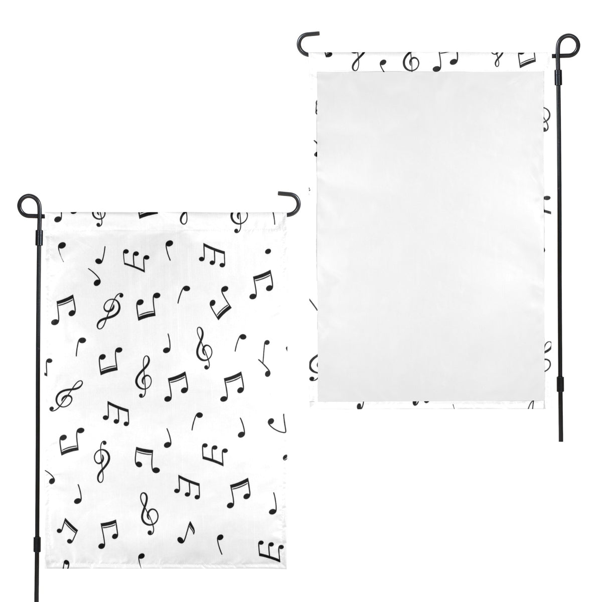 Vintage Baseball Music 12 x 18 in Garden Flag