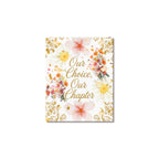 Our Choice, Our Chapter Flowers Frame Canvas Print 8"x10"