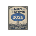 Midcentury Civic Typography 32 x 48 in Micro Fleece Blanket
