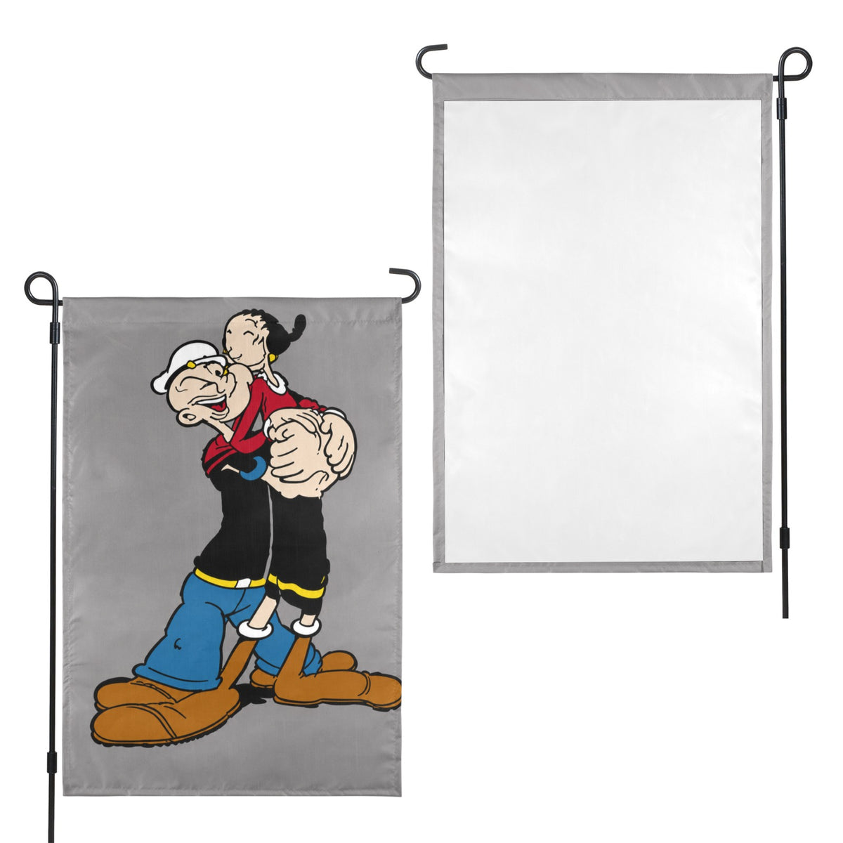 Popeye Sailor Harbor 12 x 18 in Garden Flag